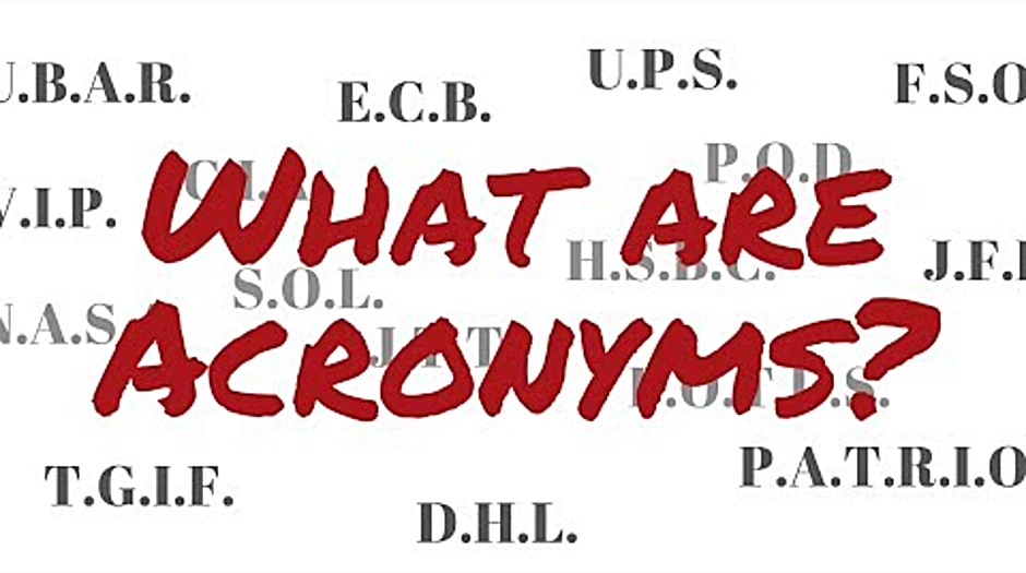 Are acronyms copyrighted