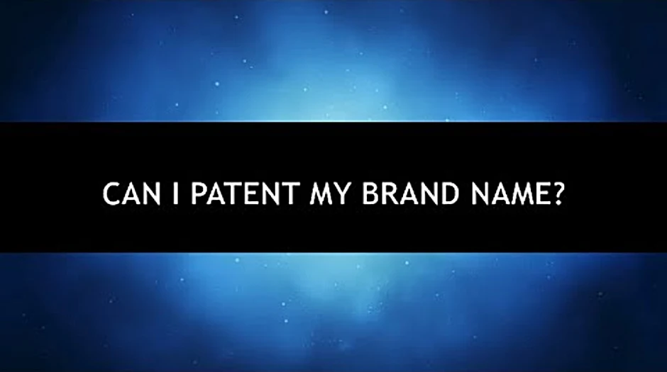 Can brand name be patent