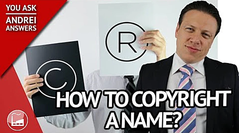 How can i copyright my name