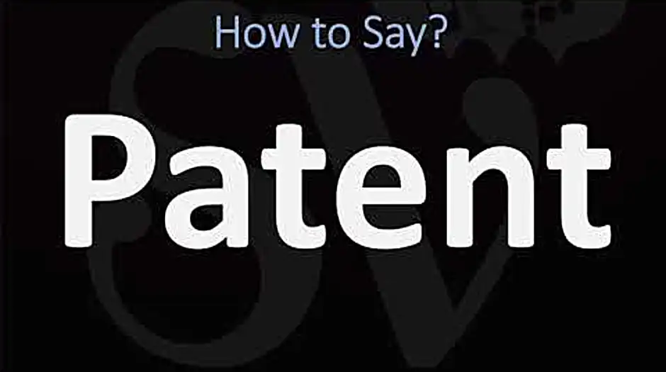 How to pronounce patent