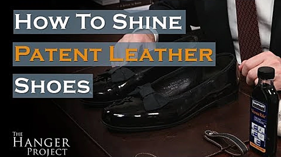 How to remove patent shoes