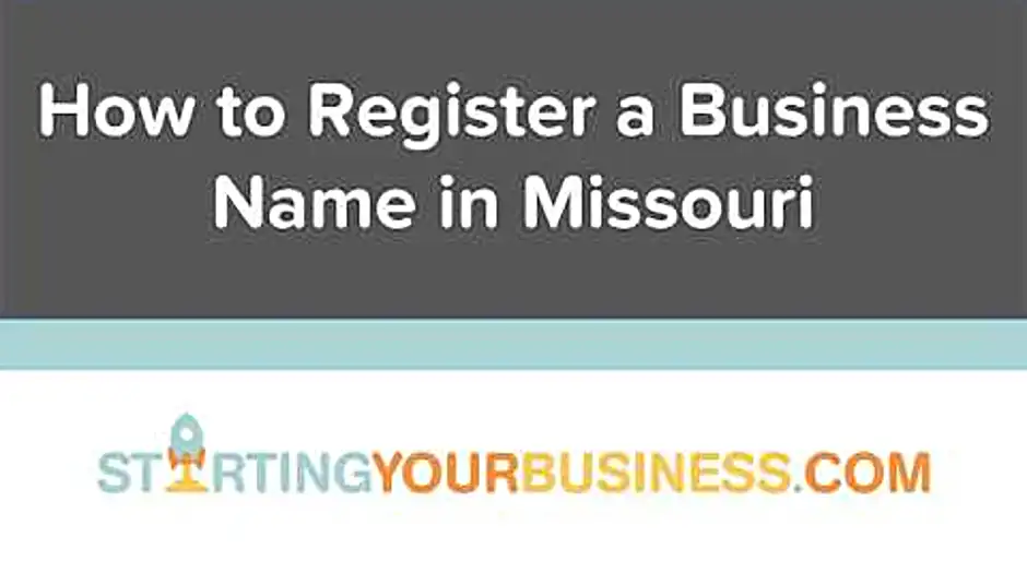 How to trademark a business name in missouri