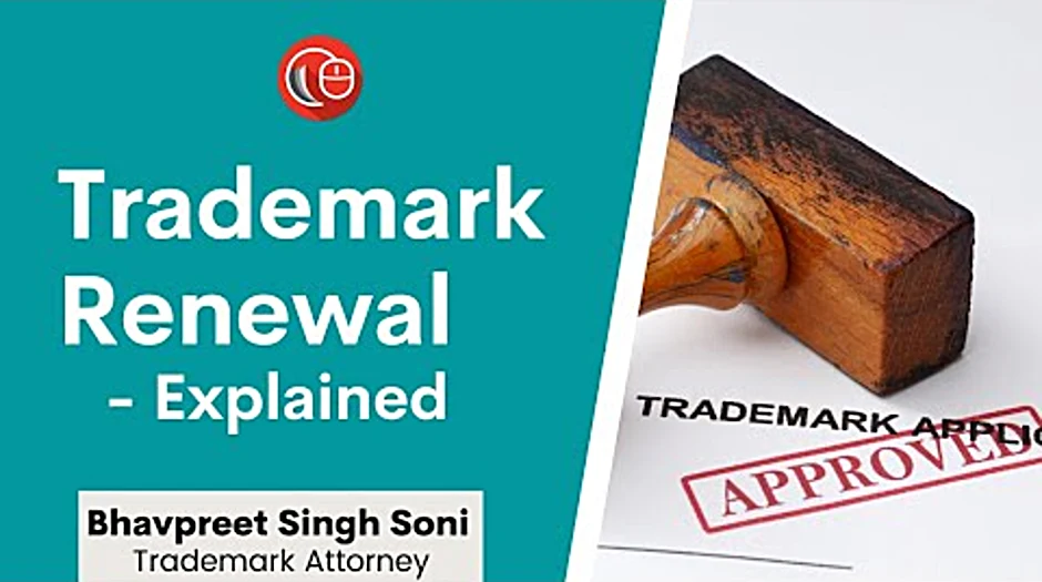 Trademark registration india can be renewed after
