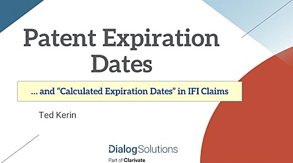 how to check us patent expiry date