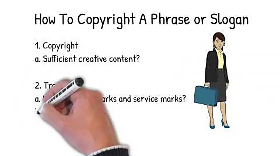 how to copyright a sentence