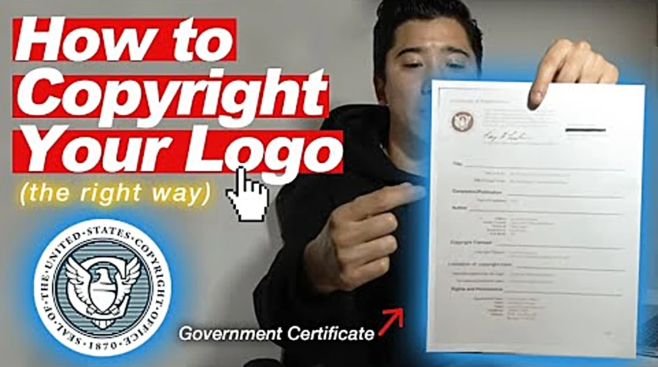 how to copyright logo and name